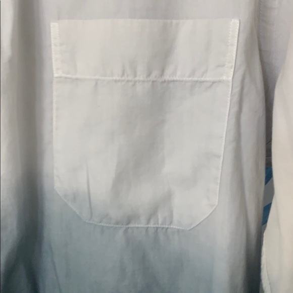 Men’s Medium Ombré Long Sleeve Button-up - Picture 3 of 4